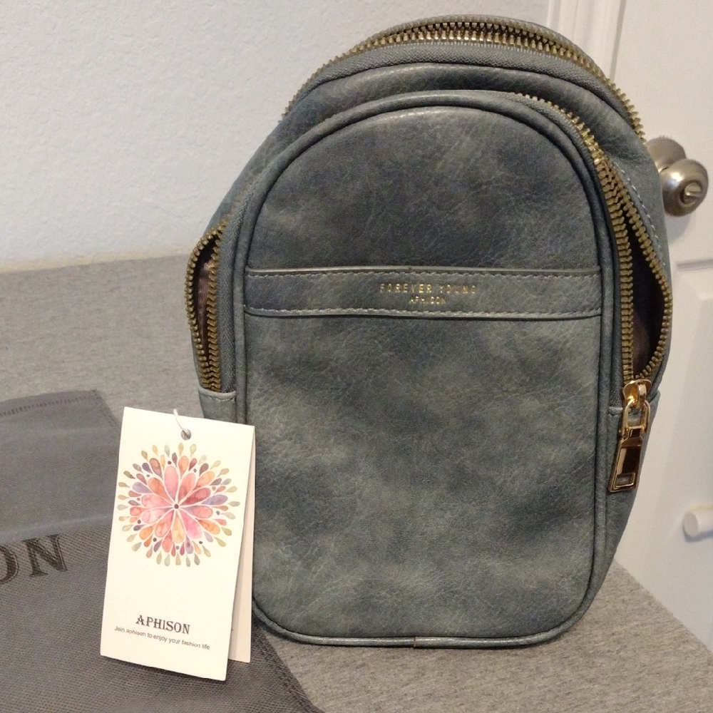 Blue Women's Backpack From Aphison Bags